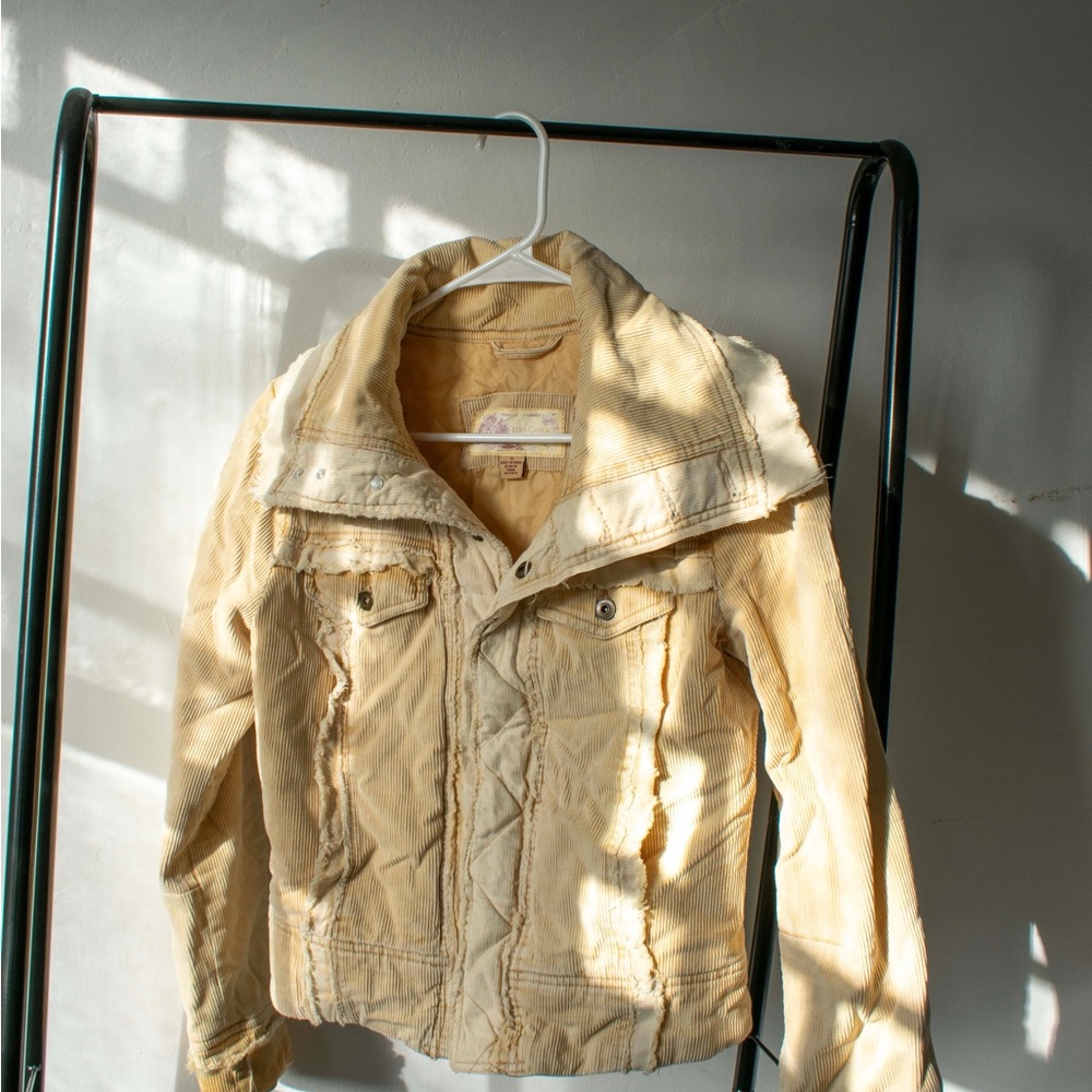 Vintage Big Chill Tan Bomber Jacket